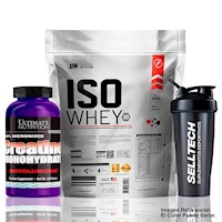 Iso Whey 90 3kg Chocolate+Creatina Ultimate Nutrition 300gr
